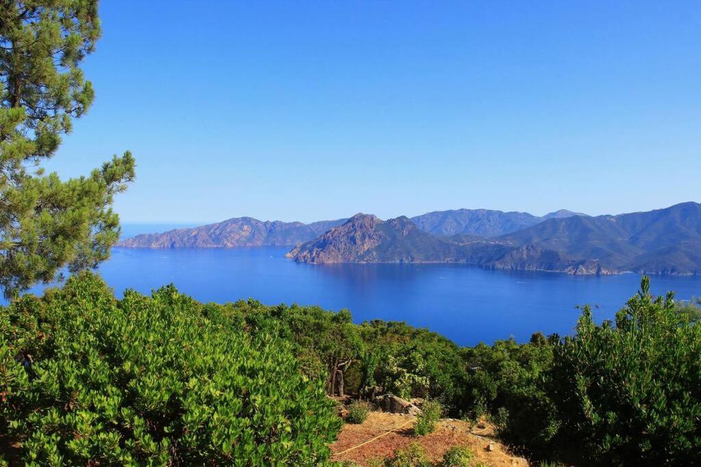 Corse Piana Villa D'Architecte Vue Exceptionnelle Extérieur photo