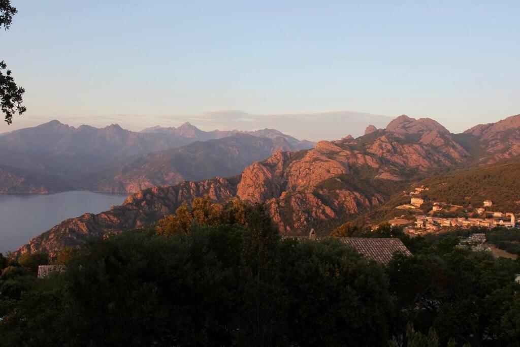 Corse Piana Villa D'Architecte Vue Exceptionnelle Extérieur photo